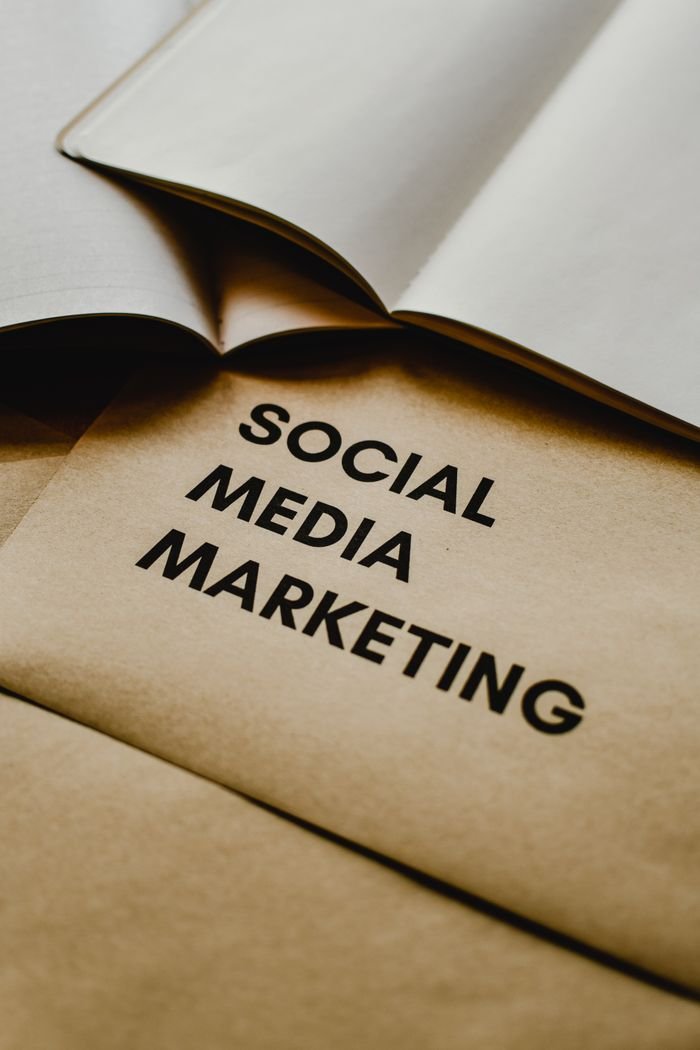 services-03 Close-up of brown envelopes with 'Social Media Marketing' text, ideal for startup themes.